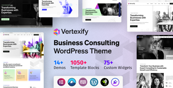 Vertexify v1.0.1 – 商业咨询 WordPress 主题下载