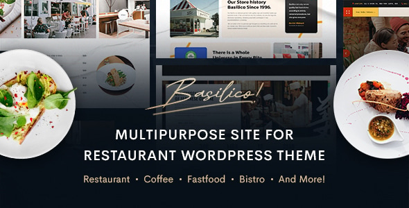 Basilico v1.0.0 – 餐厅和咖啡馆 WordPress 主题下载