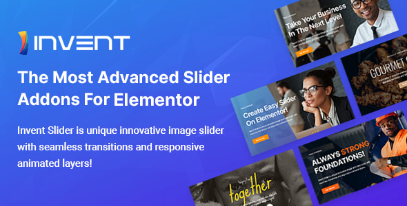 Invent Slider for Elementor v1.0.7 Elementor slider滑块轮播组件插件下载