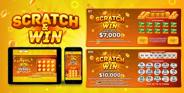 Scratch & Win v1.2 – HTML5游戏php源码下载