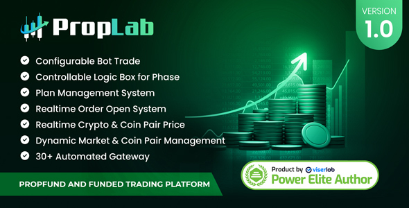 PropLab v1.1 – 资产基金和资金交易平台源码下载 – 已破解