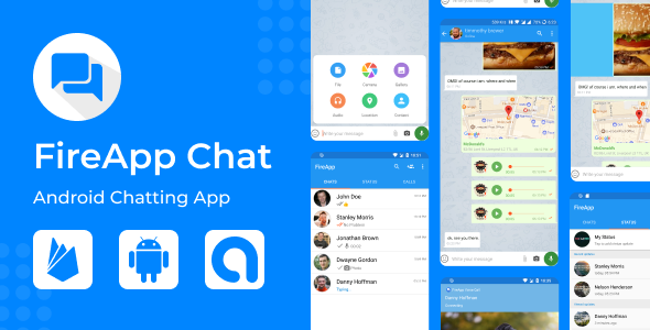 FireApp Chat v2.2.3 – Android 群组聊天应用程序源码下载