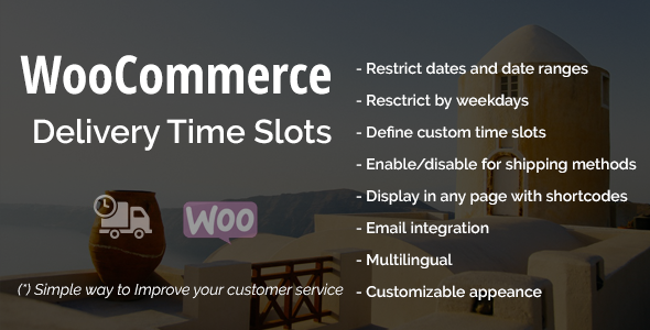 WooCommerce Delivery Time Slots v2.1.1 WooCommerce 送货时间段插件下载