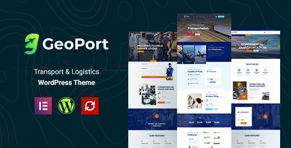Geoport v3.0.3 – 运输与物流 WordPress 主题下载