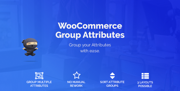 WooCommerce Group Attributes v1.7.8  属性进行分类/分组插件下载