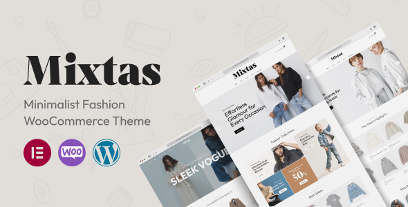 Mixtas v1.0.7 简约时尚 WooCommerce 主题下载