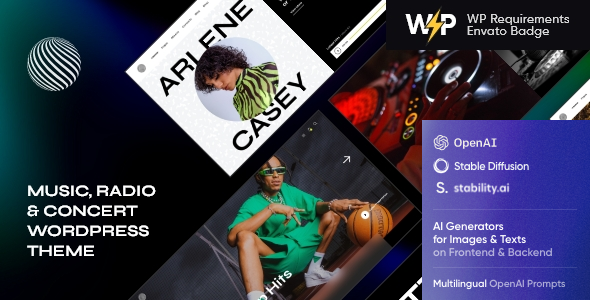 Verse v1.7 – 音乐、广播和音乐会 WordPress 主题下载