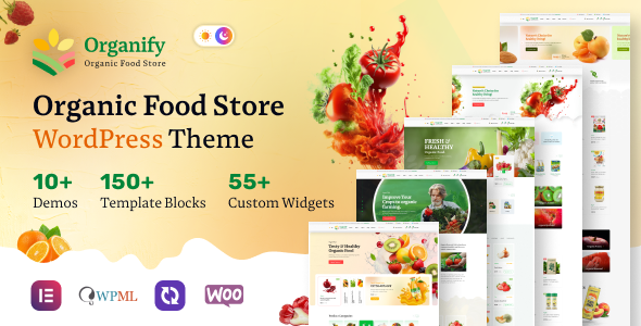 Organify v1.0.0 – 有机食品 WordPress 主题下载