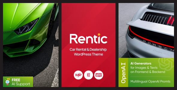 Rentic v1.0 – 汽车租赁和经销商 WordPress 主题下载