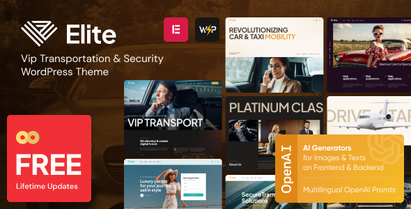 Elite v1.0 – VIP 交通和安全 WordPress 主题下载