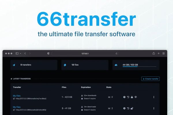 66transfer v24.0.0 文件传输工具php源码下载
