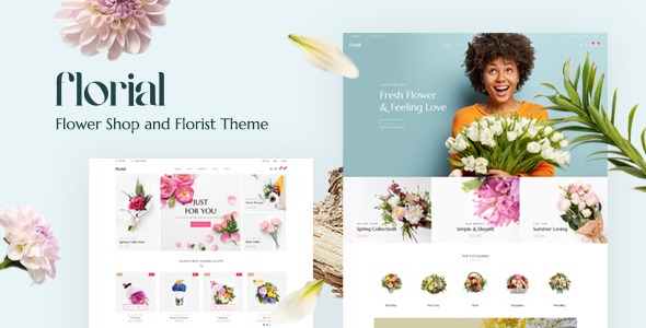 Florial v1.7 花店WooCommerce WordPress主题下载