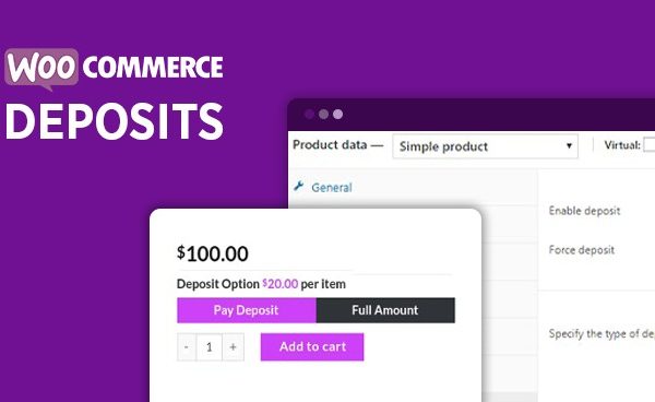 WooCommerce Deposits v2.3.7 WooCommerce账户存款插件下载
