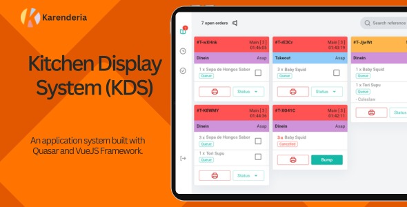 Karenderia Kitchen Display System v1.0.1 Karenderia厨房展示系统源码下载