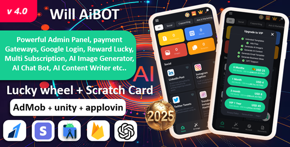 Will AI bot v4.0- chatgpt ai内容创作app源码下载
