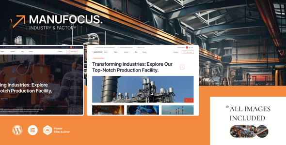 Manufocus v1.0.0 – 工厂和行业WordPress主题下载
