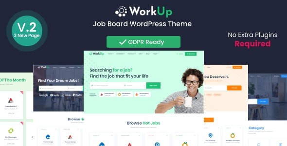 Workup v2.1.49 工作板WordPress主题下载