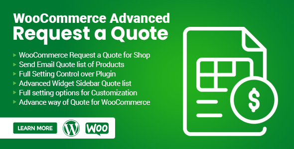 WooCommerce Advanced Request a Quote v2.2.0 WooCommerce高级请求报价插件下载