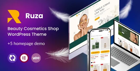 Ruza 1.0.5 – 美容化妆品Shop WordPress主题下载