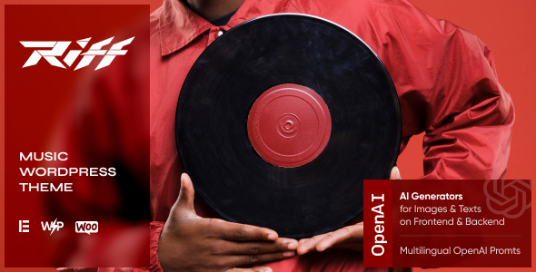 Riff v1.0 – 音乐，音乐会和节日WordPress主题