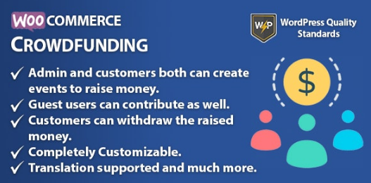 WooCommerce Crowdfunding v1.1.0 众筹插件下载