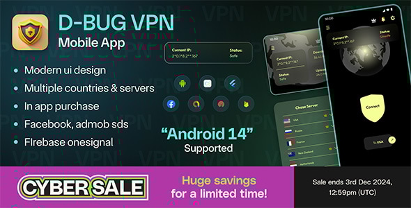 D-bug VPN – 17 February 2025 vpn代理移动app应用源码下载
