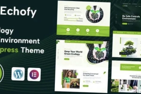 Echofy v1.0.0 环境，生态和太阳能可再生能源WordPress主题下载