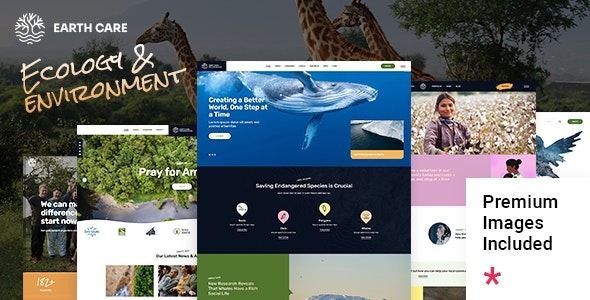 EarthCare v1.1 生态与环境wordpress主题下载