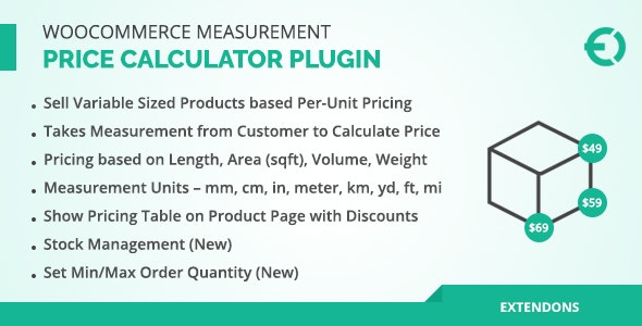 WooCommerce Measurement Price Calculator Plugin, Price Per Unit v2.2.4 WooCommerce测量价格计算器插件下载