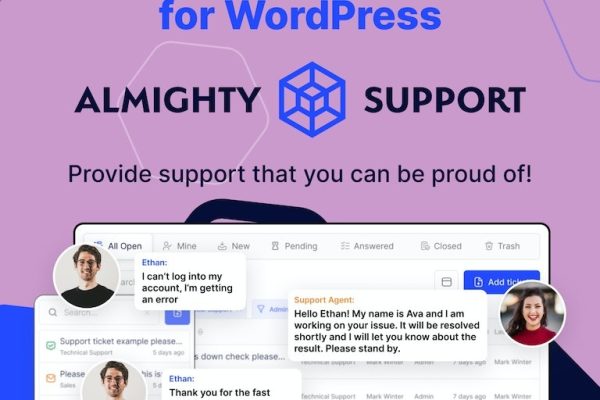 Almighty Support Pro v1.8.0 (Awedesk Pro) 工单系统插件插件下载