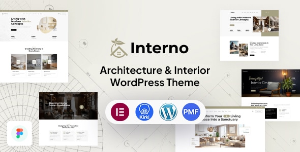 Interno v1.0.8 – 建筑室内设计WordPress主题下载