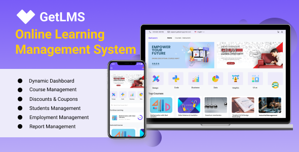 GetLMS Multi Instructor V1.0.2- Laravel Admin面板的学习管理系统PHP源码下载