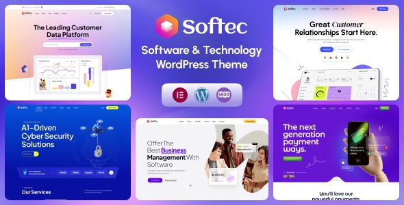 Softec v1.1.8 软件和技术WordPress主题下载