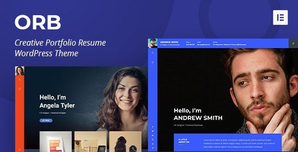 ORB v1.3 Portfolio创意作品集WordPress主题下载