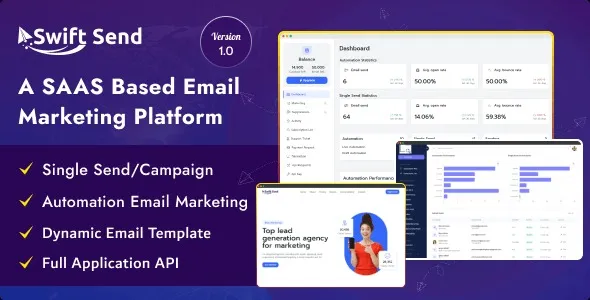 Swift Send v2.6 基于SaaS的电子邮件营销平台PHP源码下载