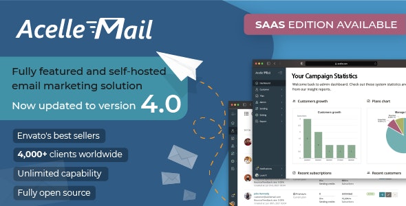 AcelleMail Email Marketing v4.1.5-p22 电子邮件营销网络应用程序PHP源码下载