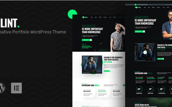 Glint v6.1.0 Portfolio个人简历wordpress主题下载