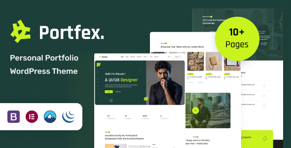 Portfex v1.2 Portfolio个人作品集WordPress主题下载