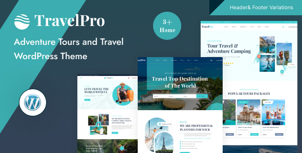 TravelPro V1.0-冒险旅行和旅行社WordPress主题下载