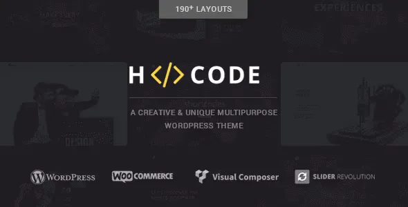 H-Code v3.4 响应式和多功能WordPress主题下载