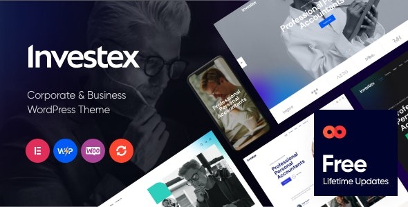 Investex v1.19.0 公司业务和会计WordPress主题下载