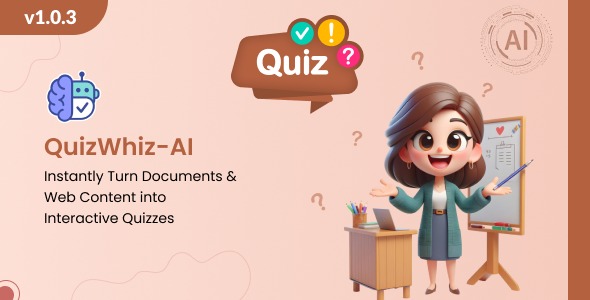 AI Powered Quiz Generator 1.2.0 – QuizWhiz AI  – 与Laravel建造源码下载