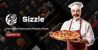 Sizzle v1.0 – 快餐和餐厅Shopify主题下载