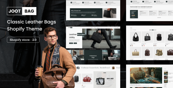 Jootbag 1.0 -包包商店和钱包商店Shopify主题下载