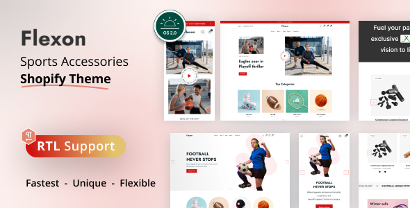 Flexon 1.0 -体育配件Shopify主题下载