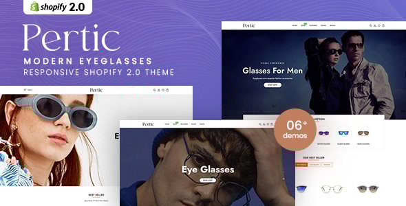 PERTIC V1.0-现代眼镜响应Shopify 2.0主题下载