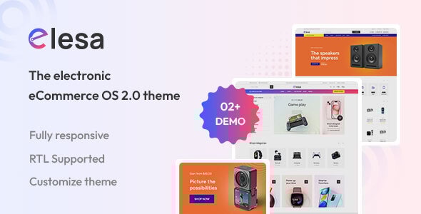 Elesa 1.0 -电子和小工具电子商务Shopify 2.0主题下载