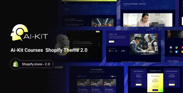 AI KIT v1.0 -AI应用程序，工具和游戏Shopify商店下载