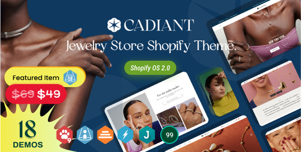 CADIANT V1.2-珠宝商店Shopify主题OS 2.0下载