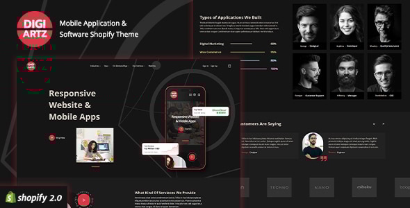 Digiartz v1.0-软件和应用商店Shopify主题下载